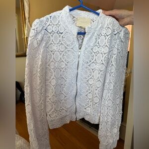 Anthropologie white sweater